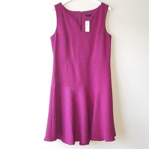 Ann Taylor | Textured Flounce Bottom Dress